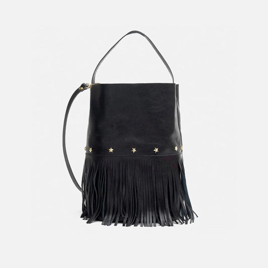 BUCKET FRINGES NEGRO